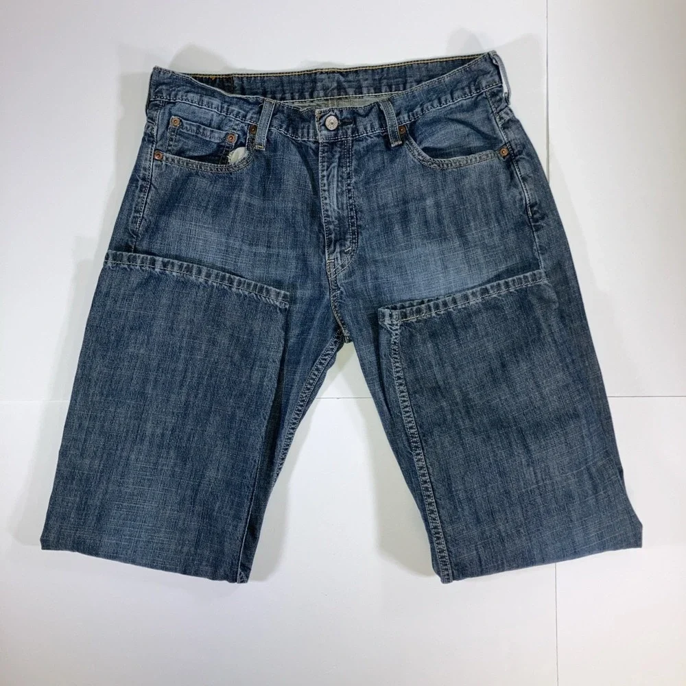 Levi's 569 Jeans Men's 34x30 Blue Loose Straight 100% Cotton Denim